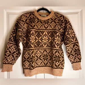 Vintage Benetton Shetland Wool Women’s Sweater